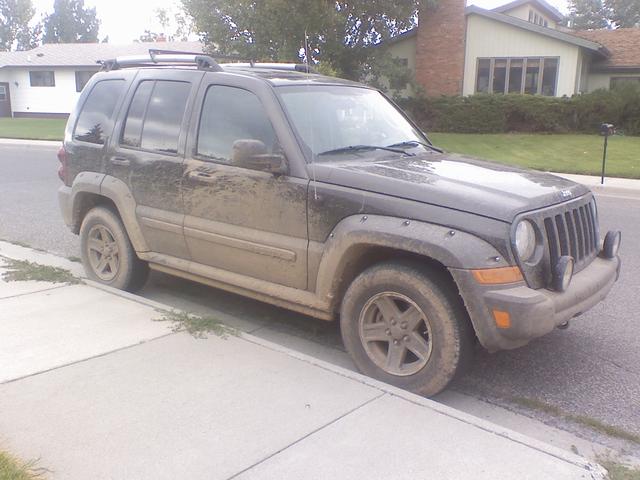 Little dirty from camping, the 6 river crossings washed most of the mud off