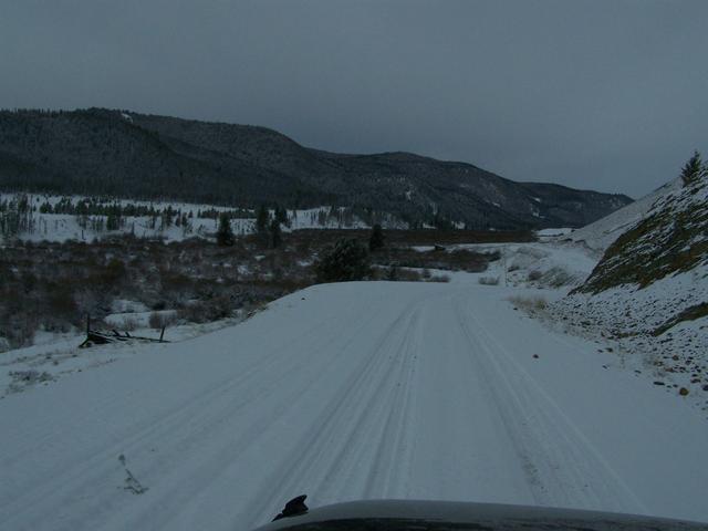 lower Boulder River Road below Whitehouse