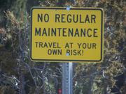 The kind of sign 4x4 runs live for