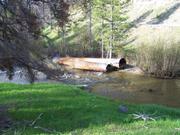 Washout on Boulder River Road at Indian Creek