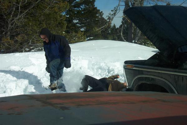 Dad got the upper hand - this time.
