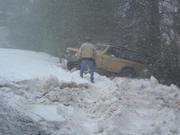 Mike, the trail is 50 feet up and to the right....