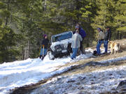 same trail spot, 30 minutes later, NO blizzard.