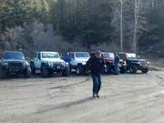Airing down at the junction between Clancy and Unionville on the way to Park Lake