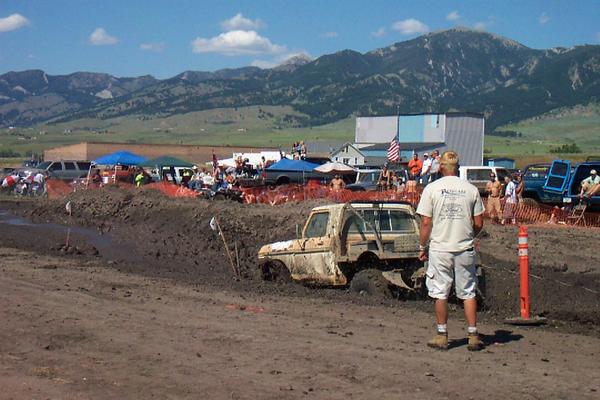 Bill Pries takes "Little" through the pit