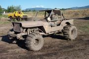 M4x4A Pres Dick Riebe in RunAroundSue getting ready for his Paddle Tire class Pass