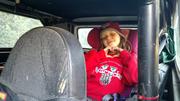 Audrey insists on flashing another gang sign