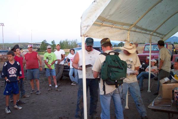Justin "Beef" Morris, the surprise winner of Sportsman class, gets his trophy