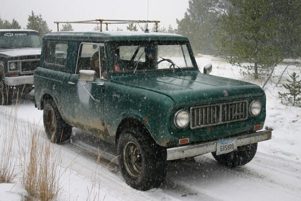 It started snowing!