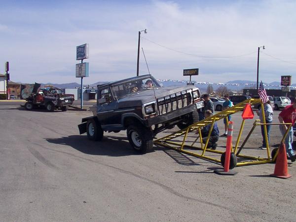 Tyler Gordon's "Stubby" 78 Bronco with a pickup cab - scored 709, for 4th place (right behind Dad's 717)