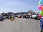 View from the parking lot entrance