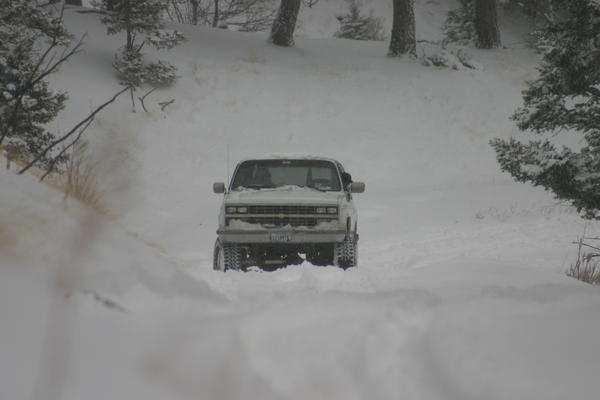 Dennis LaTulip tries the hill