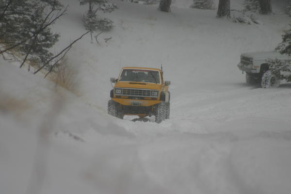 Dennis tries the hill