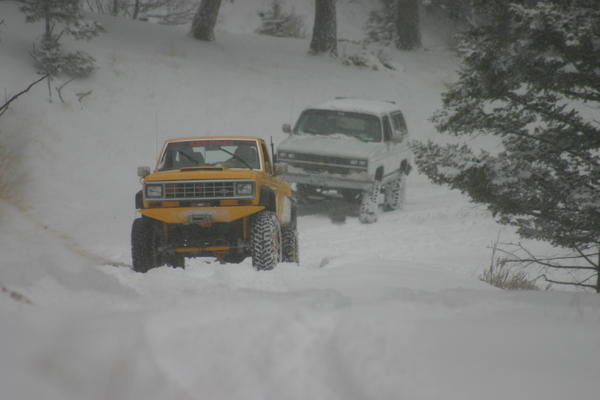 Dennis tries the hill