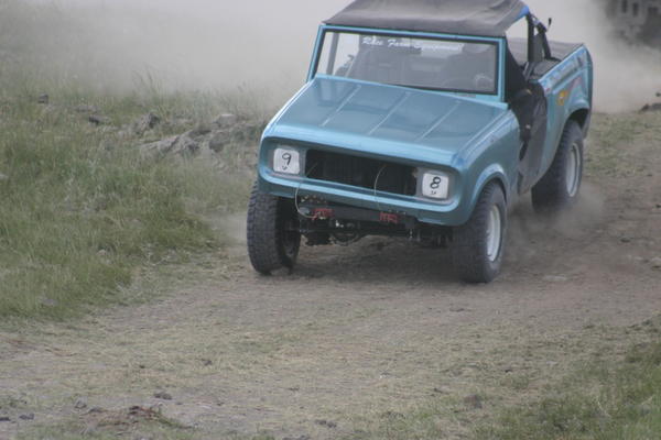 IMG 2720
The hood hinges on Gryphin were broken when Chris Brown and John Comer got tangled up in the first turn.