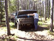 Tyler's under the hood of a hot Stubby