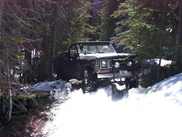 Just moments later, Tom snapped a rear axle shaft at this spot..