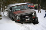 Tom found deep snow