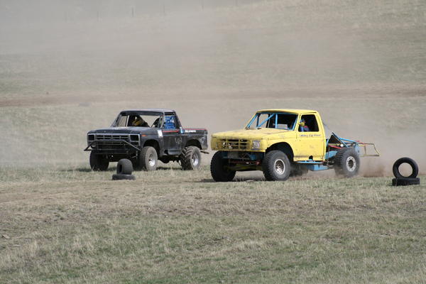 Chris gets lapped by Heather