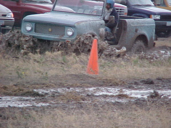 Harley during the mud-bod