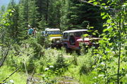 Joe and Frank at end of road