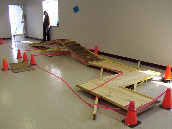 The RC Rally Course ready for hot-laps.  The Skyliners went all out.