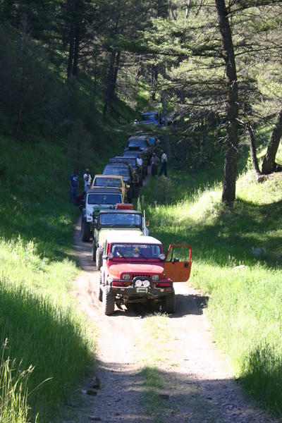 First stop on the trail