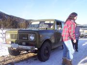 Todd's Scout with wife Emily