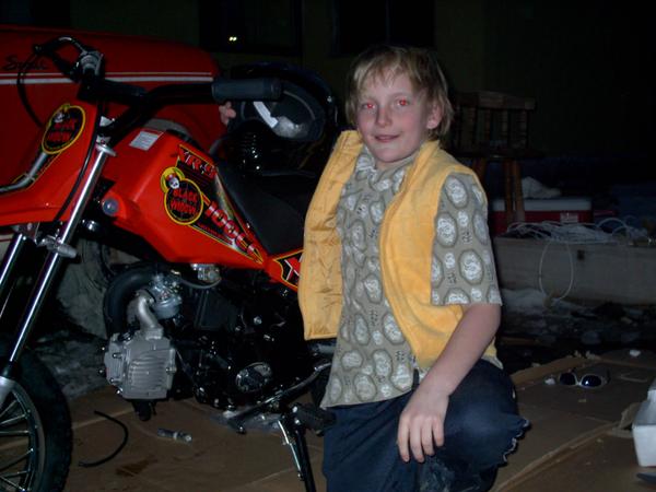 Finally found something Eric is a little affraid of... now that he has crashed it twice!