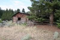 Cabin on the private property just at the start of Spring Creek