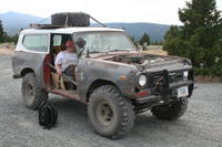 Tom Mandera's wife, Michelle, and Scout II