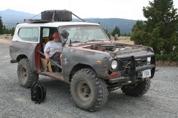 Tom Mandera's wife, Michelle, and Scout II