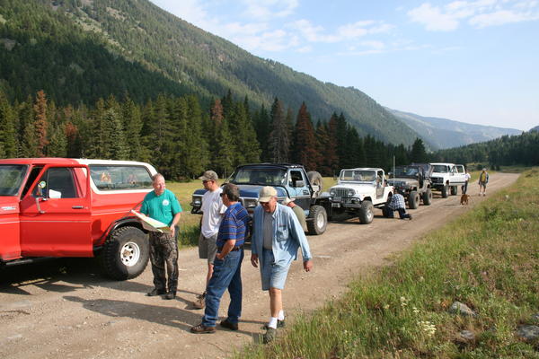 Don Gordon, Ryan Holm, Wyoming, and Gene Anderson