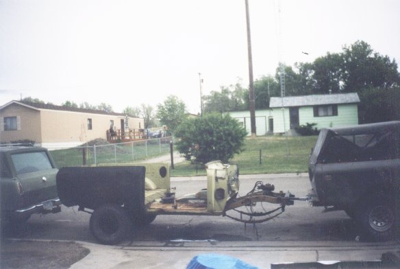 Building the racer, one week in June 1999.