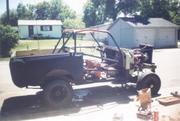 Building the racer, one week in June 1999.