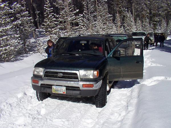Allison in her 4Runner