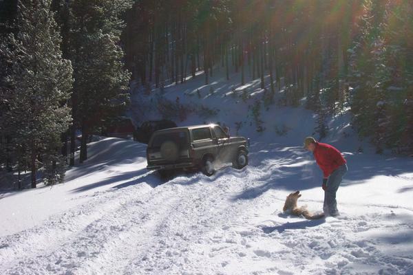 Doug Misko momentarily stopping forward motion