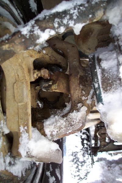 (one of) Mike Kelly's broken axle joints