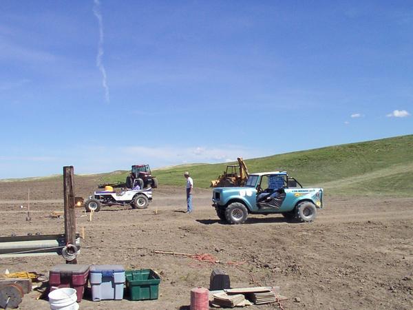 Pansy (or Jenn) Comer of Colorado lines up against Leonard Nelson