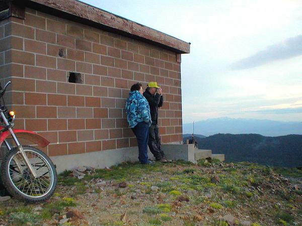 Don and Kathy Gordon enjoying the view.