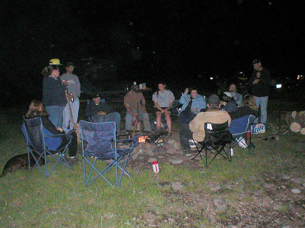 Campfire festivities and story telling.