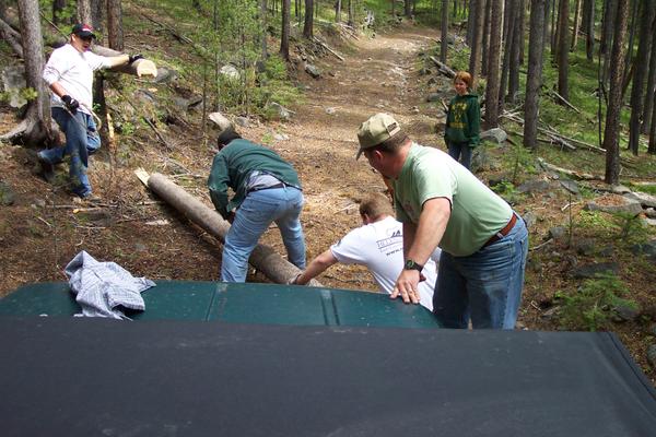 Woops, down we go!
